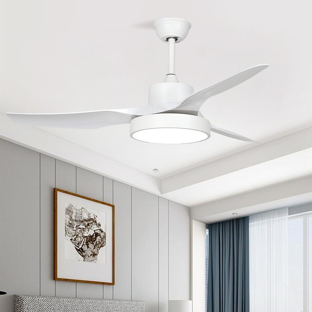 3 - Blade Rustic Ceiling Fans with LED Light