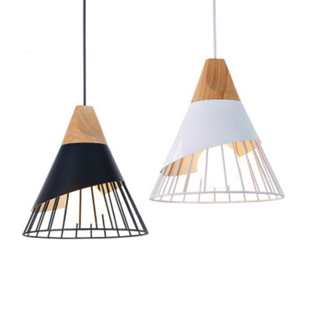 10'' Incandescent 1-Light Single Design Pendant Light Nordic Style Metal Island Lights