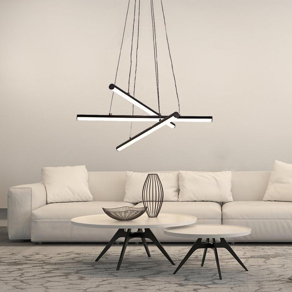 3 - piece LED Strip Linear Modern Chandelier Pendant Light Hanging Lamp