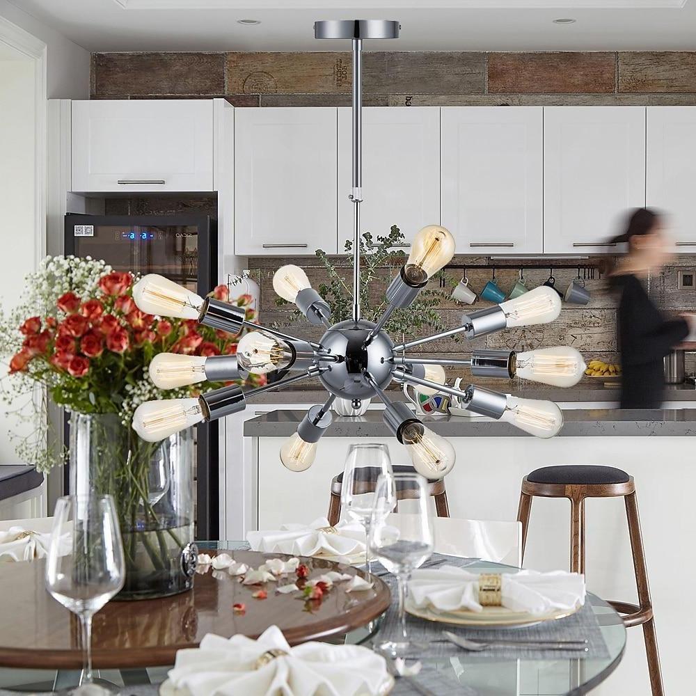 Cluster Sputnik Chandelier Mid - Century Chandeliers for Living Room