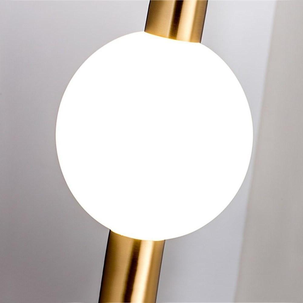 23'' LED 1-Light Single Design Chandelier Modern Artistic Metal Glass Novelty Sputnik Island Lights