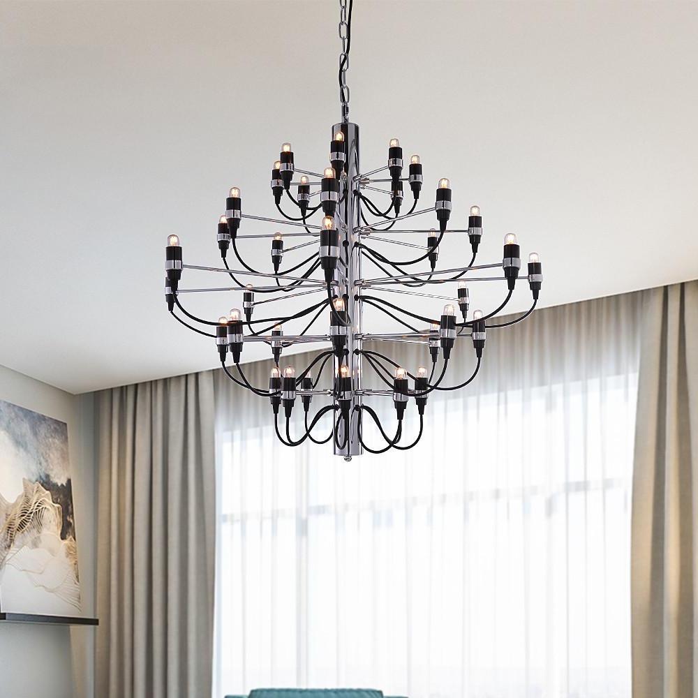 Creative 50 - Light Electroplated Candlestick Design Modern Chandeliers