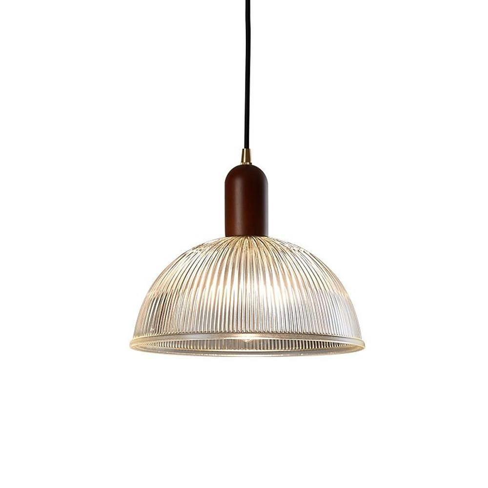 Country Glass Wood Pendant Lighting Bowl Vintage Pendant Lighting