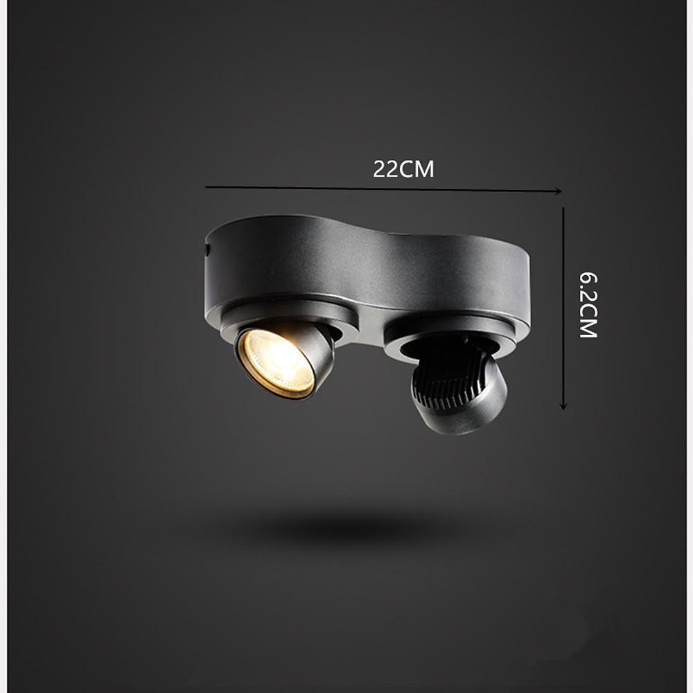 9'' LED 2-Light Geometric Shapes Flush Mount Lights Aluminum Acrylic Stylish Modern Style Flush Mounts Semi Flush Mounts-dazuma
