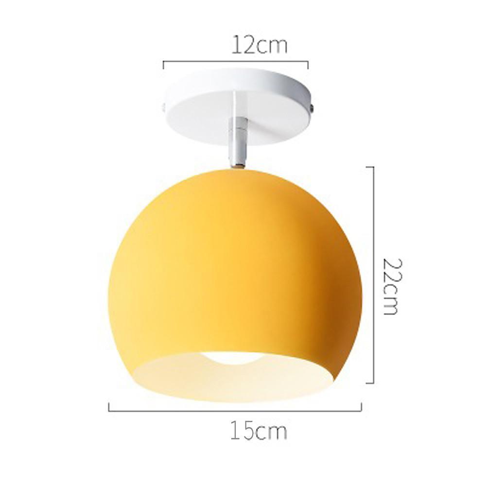 6'' Incandescent 1-Light Lovely Mini Style New Design Flush Mount Lights Artistic Contemporary Metal Mini Globe Ceiling Lights-dazuma