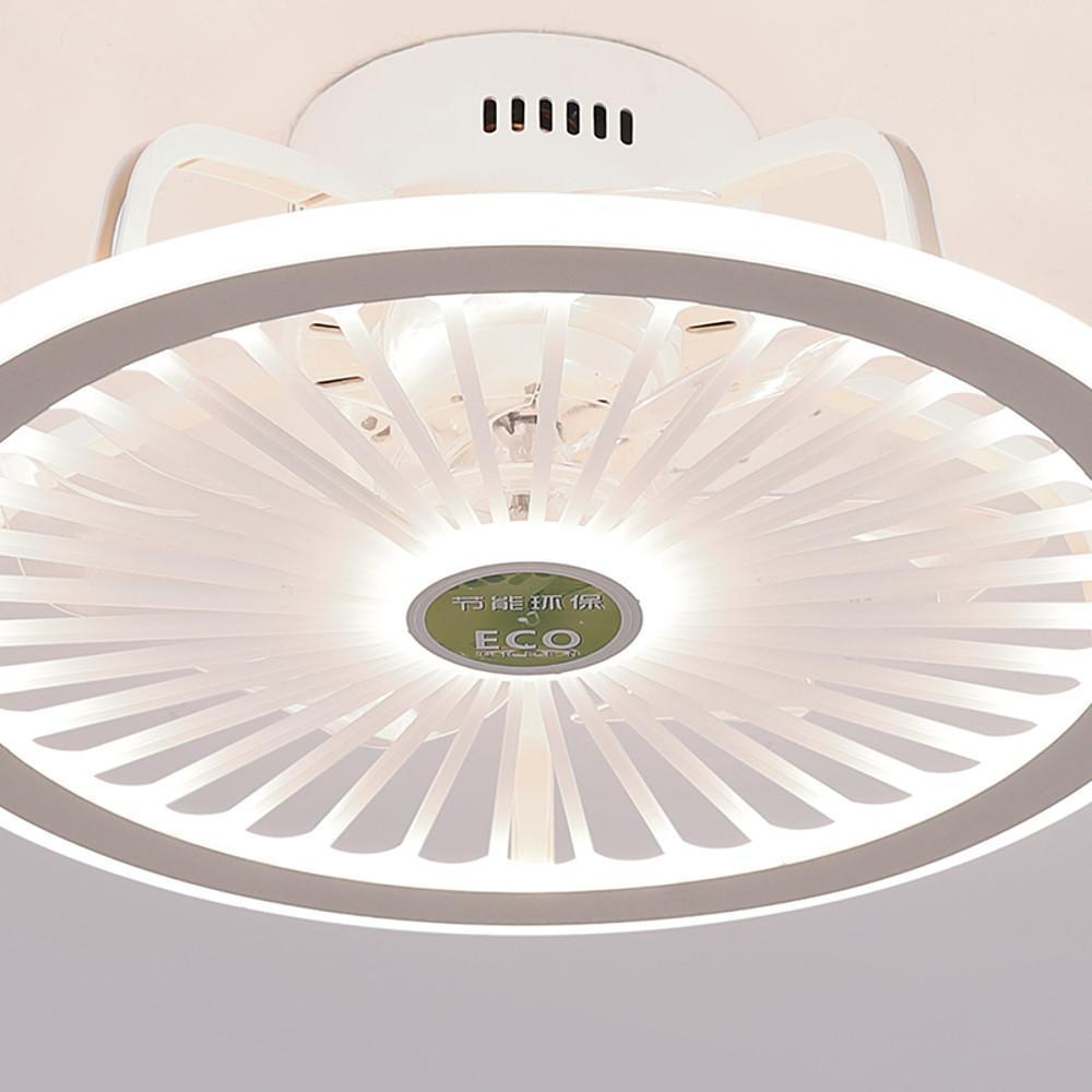 19'' LED 1-Light Circle Design Dimmable Ceiling Fan Modern LED PVC Stylish Classic Modern Style Dimmable Ceiling Lights
