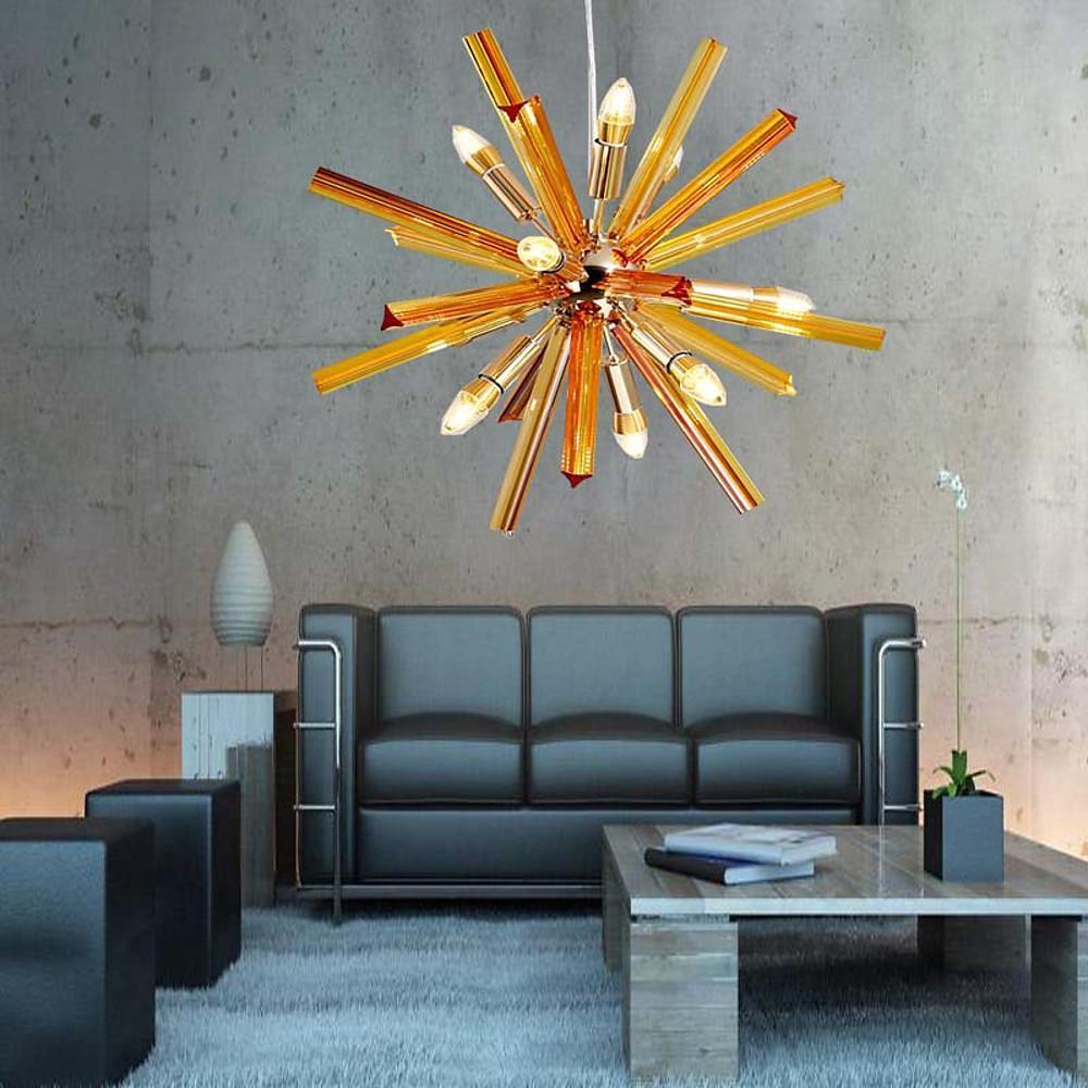 9 - light LED Metal Modern Pendant Lights Kitchen Island Lighting