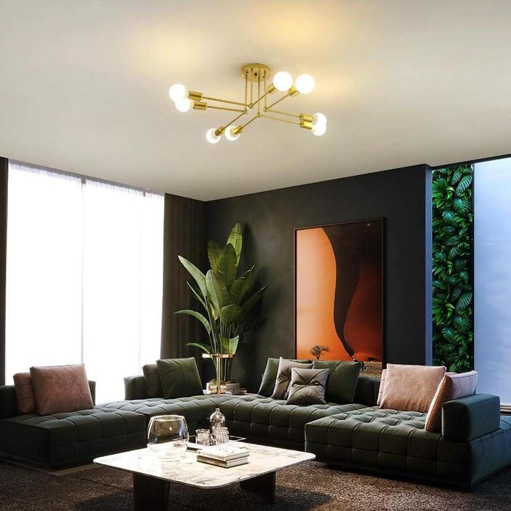 8 - light LED Modern Sputnik Chandelier Ceiling Lights Pendent Lighting