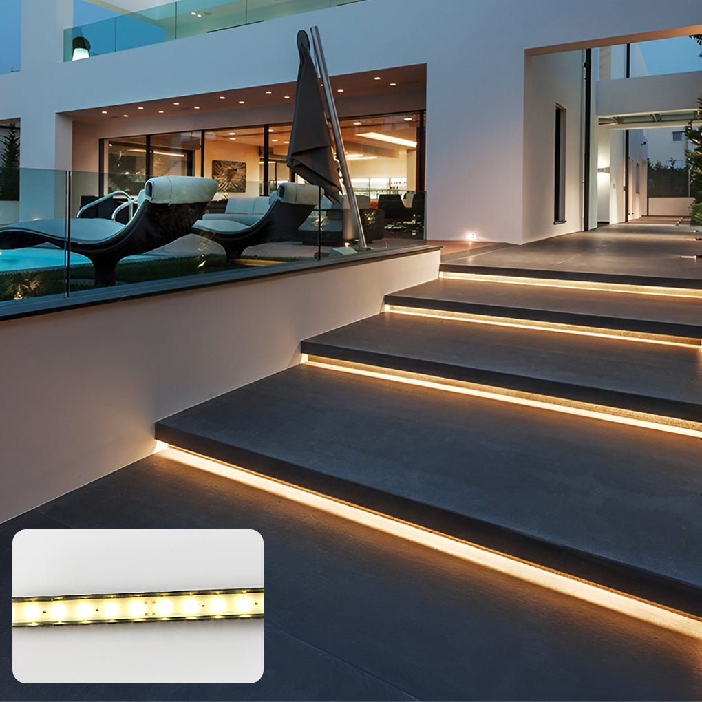 Step Panel Led Linear Exterior Step Light Ikon Outdoor Step Light By Visual Comfort