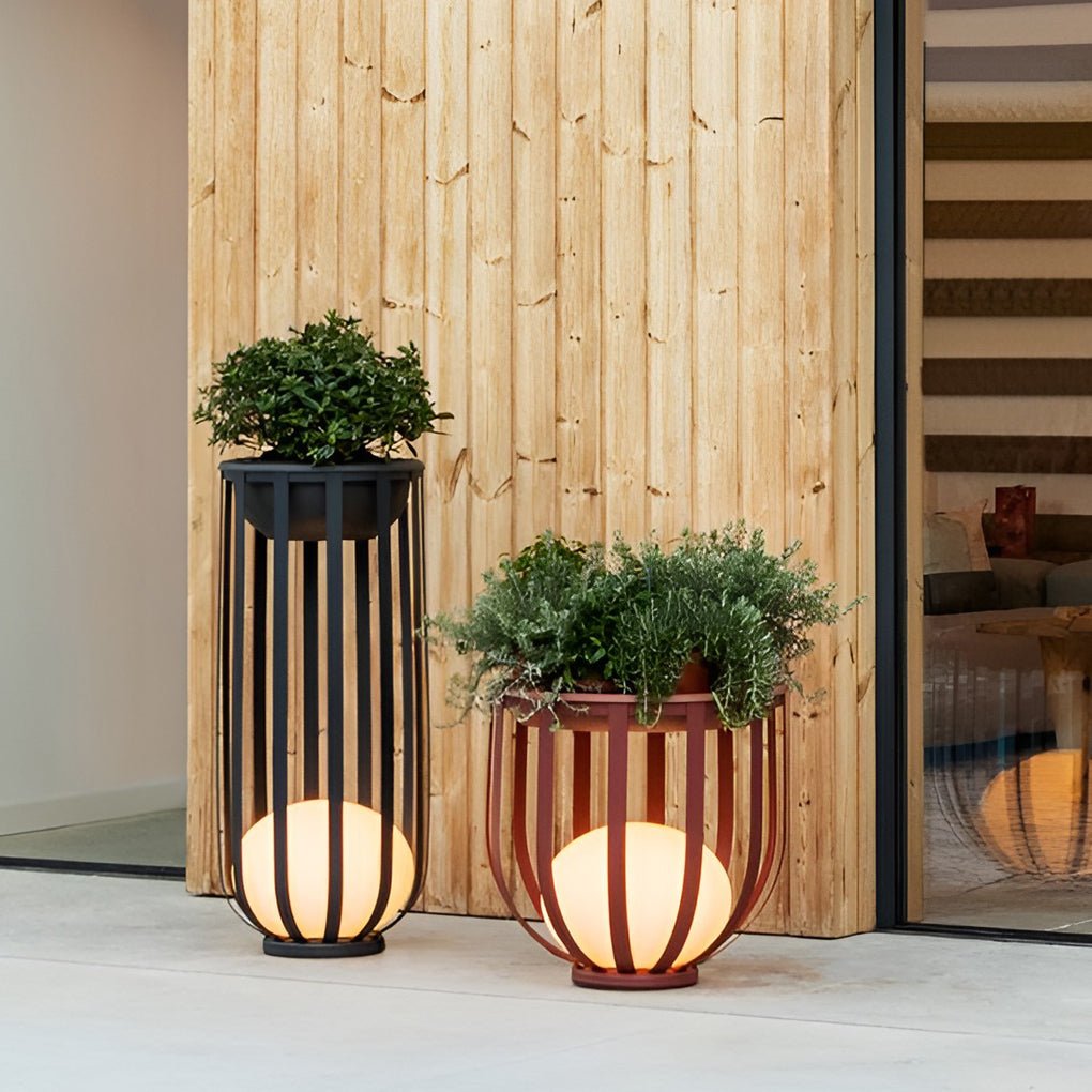 Lantern Waterproof Solar LED Modern Outdoor Lanterns Lamps Garden Lights - Dazuma