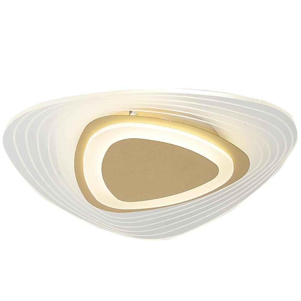 Product image of triangle led ceiling lights isolated on a white background.