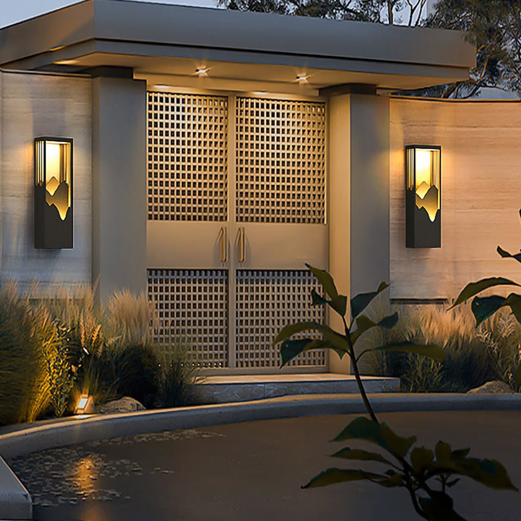 LED Creative Outdoor Solar Waterproof Landscape Atmosphere Lighting Wall Lamp - Dazuma