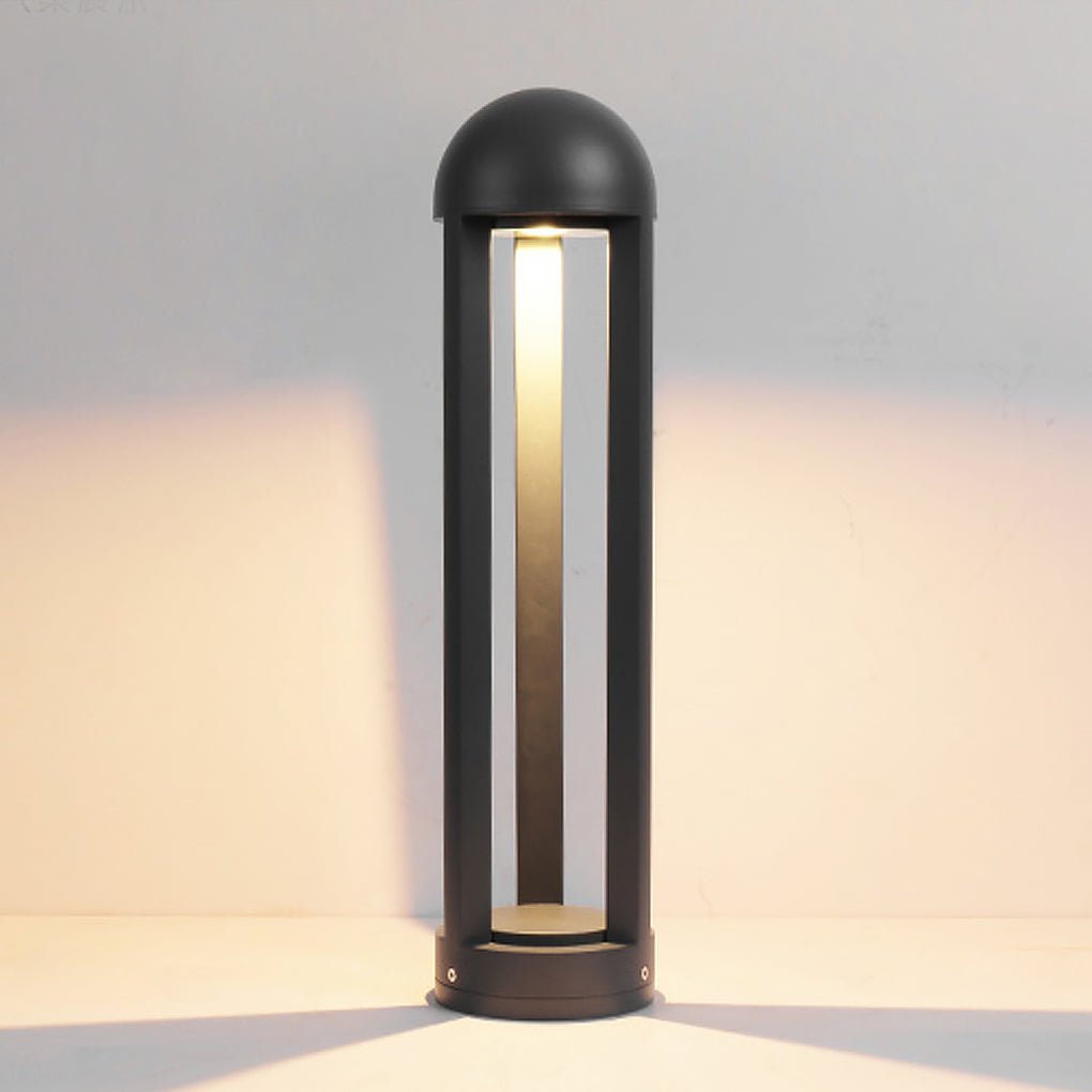 Stylish LED Outdoor Waterproof Lawn Light with Decorative Columns