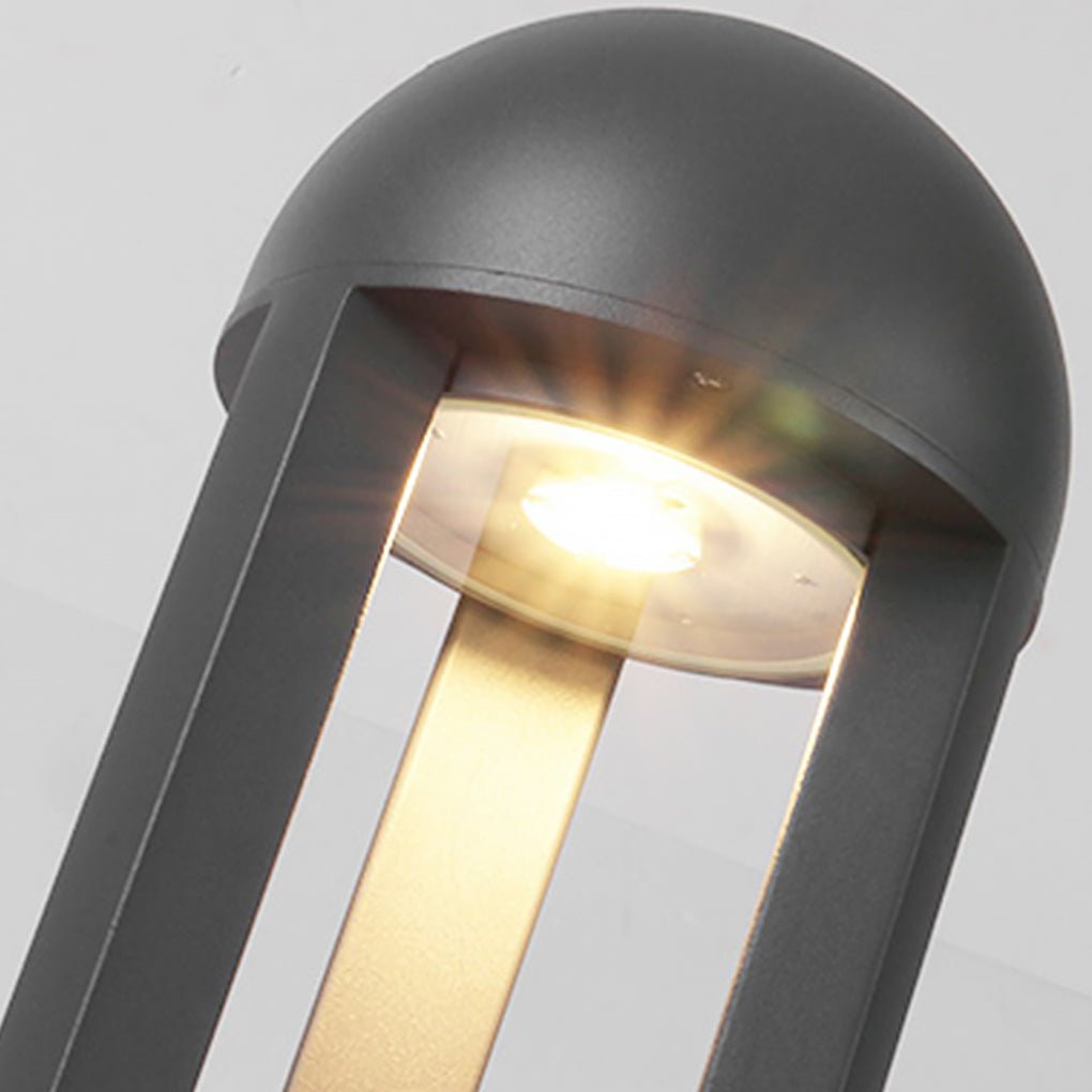 Stylish LED Outdoor Waterproof Lawn Light with Decorative Columns