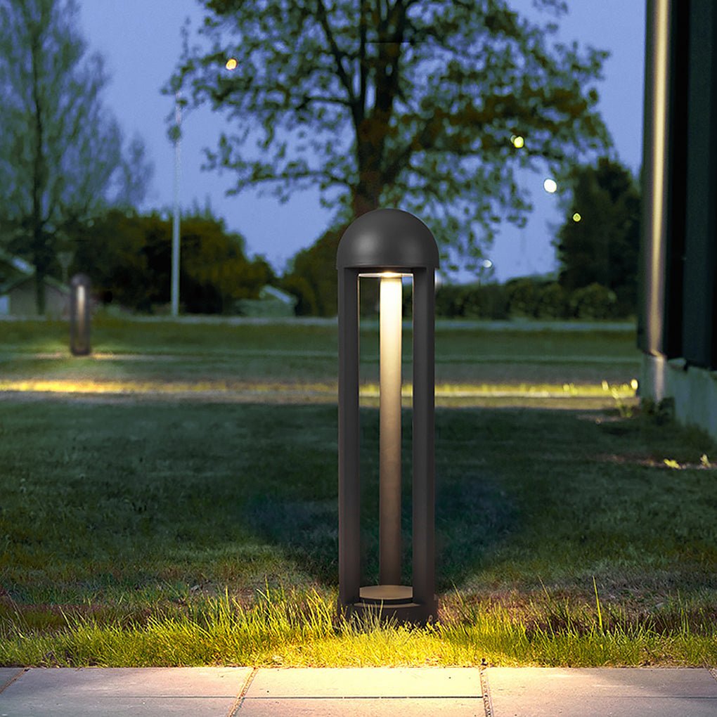 Stylish LED Outdoor Waterproof Lawn Light with Decorative Columns