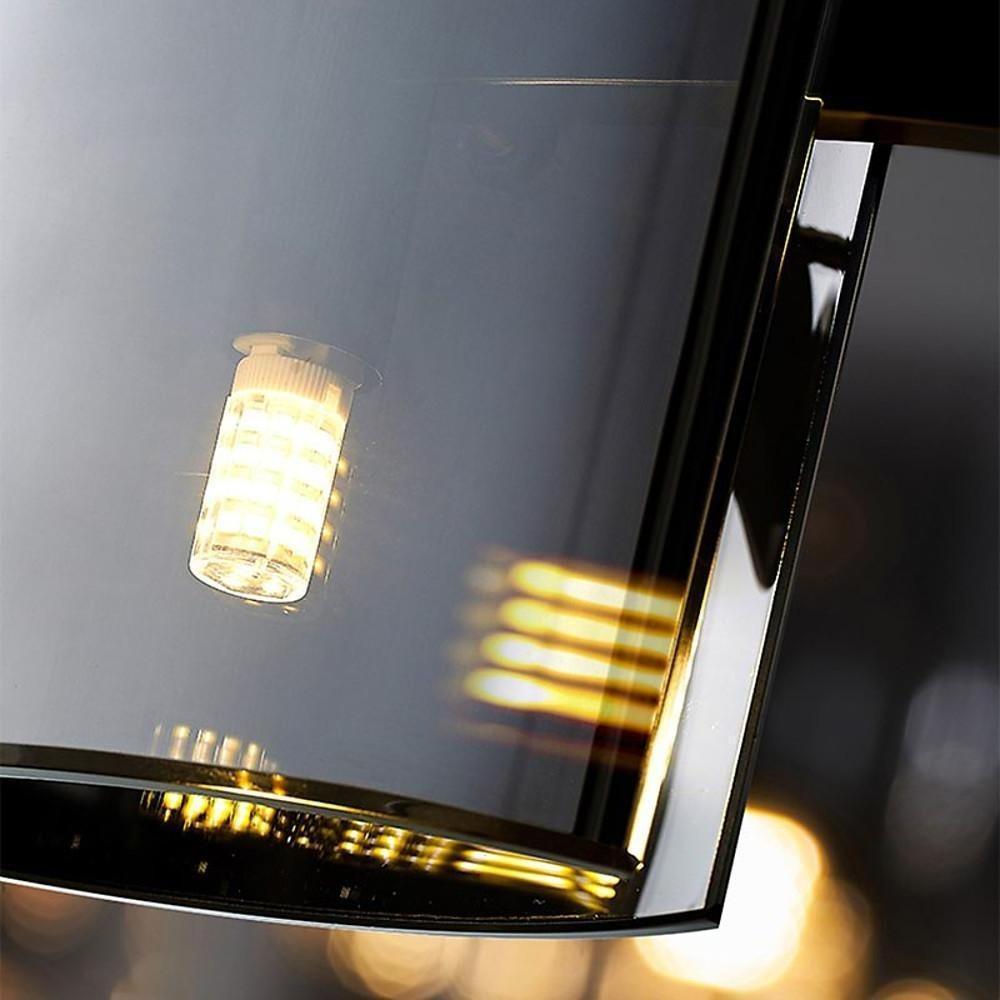 31'' LED 9-Light Lantern Desgin Chandelier Modern Metal Acrylic Chandeliers