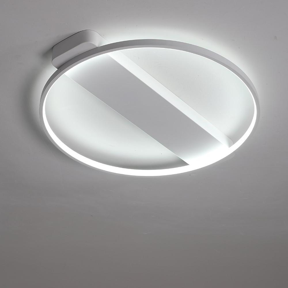 18'' LED 1-Light Flush Mount Lights LED Modern Contemporary Metal PVC Dimmable Ceiling Lights-dazuma