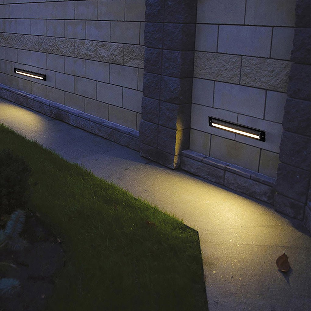 Long Strip Embedded Wall Light Corner Lights for Outdoor Garden Steps - Dazuma