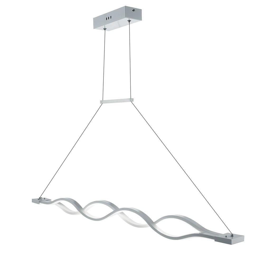 39'' LED 2-Light LED Mini Style Pendant Light Modern Contemporary Metal Acrylic Linear Island Lights
