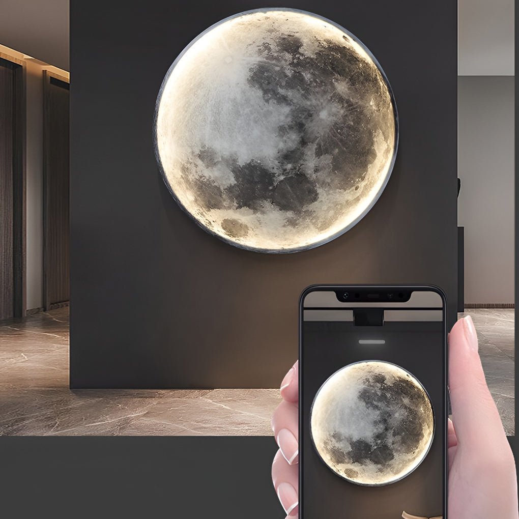 Lunar Moon Dimmable LED Modern Wall Lamp Wall Sconces Lighting Wall Lights - Dazuma