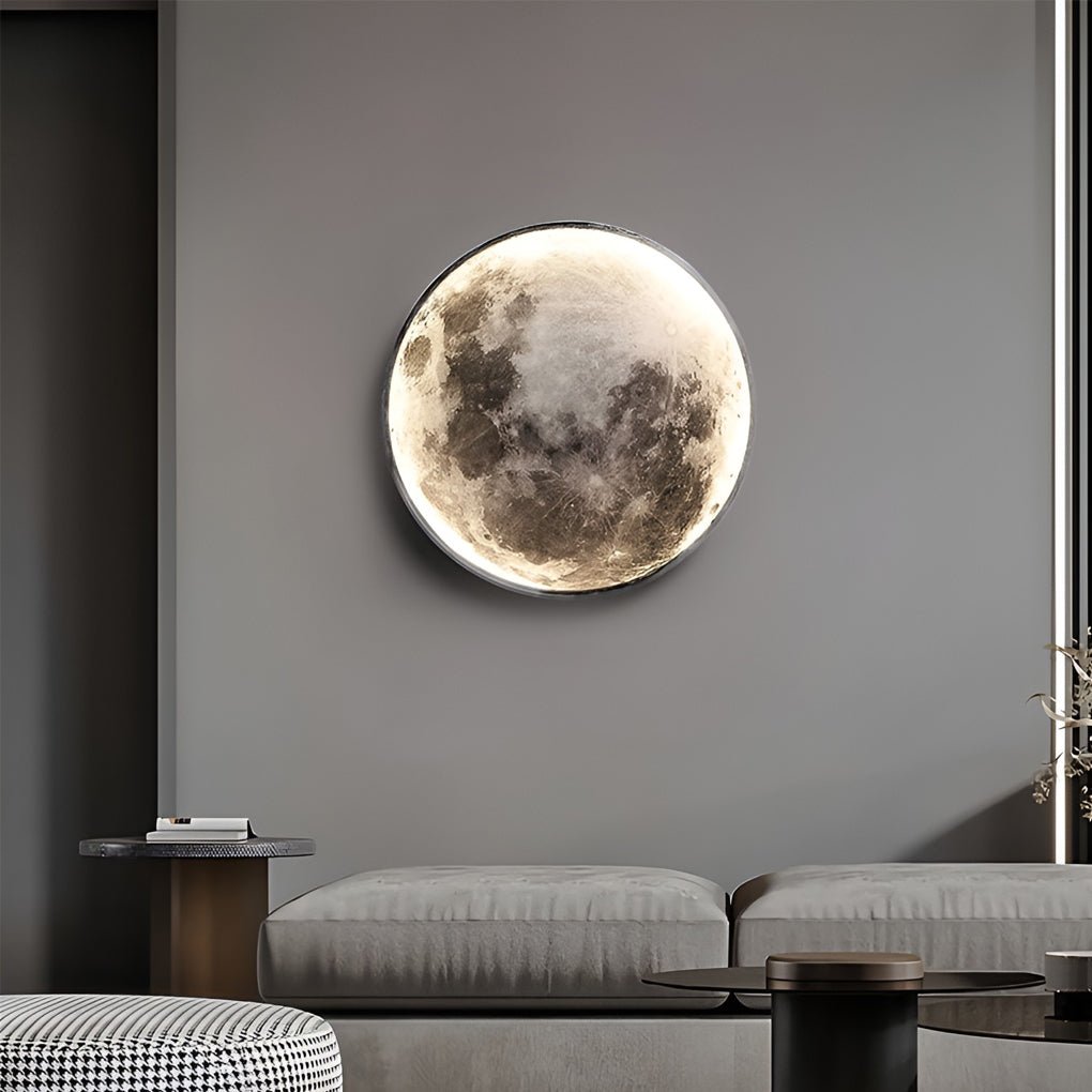 Lunar Moon Dimmable LED Modern Wall Lamp Wall Sconces Lighting Wall Lights - Dazuma