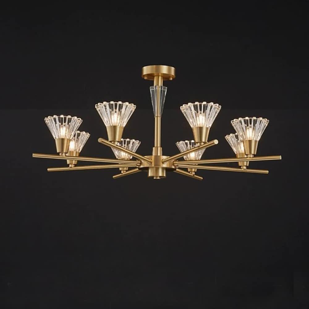 Scandinavian Style 6/8 - Light Copper Pendant Ceiling Light