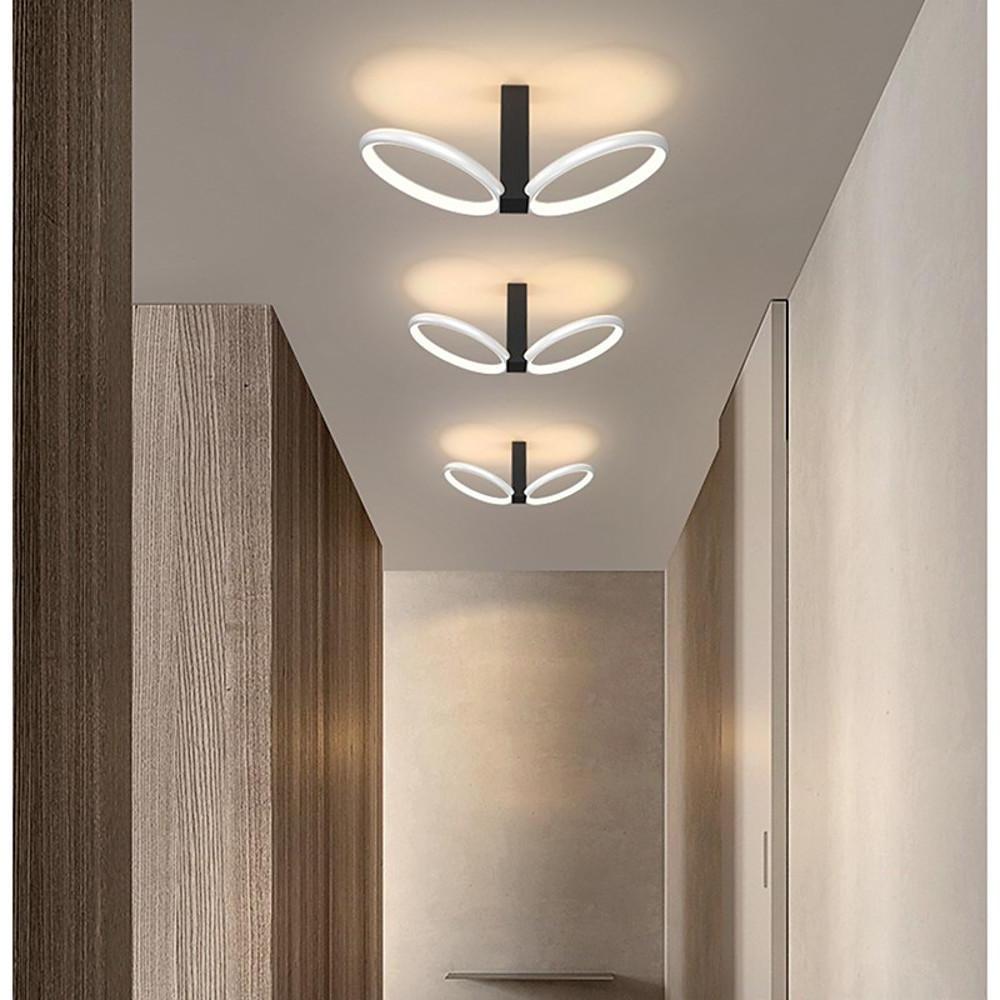 13'' LED 2-Light Geometric Shapes Flush Mount Lights LED Artistic Aluminum Silica gel Metal Stylish Artistic Style Flush Mounts Semi Flush Mounts-dazuma