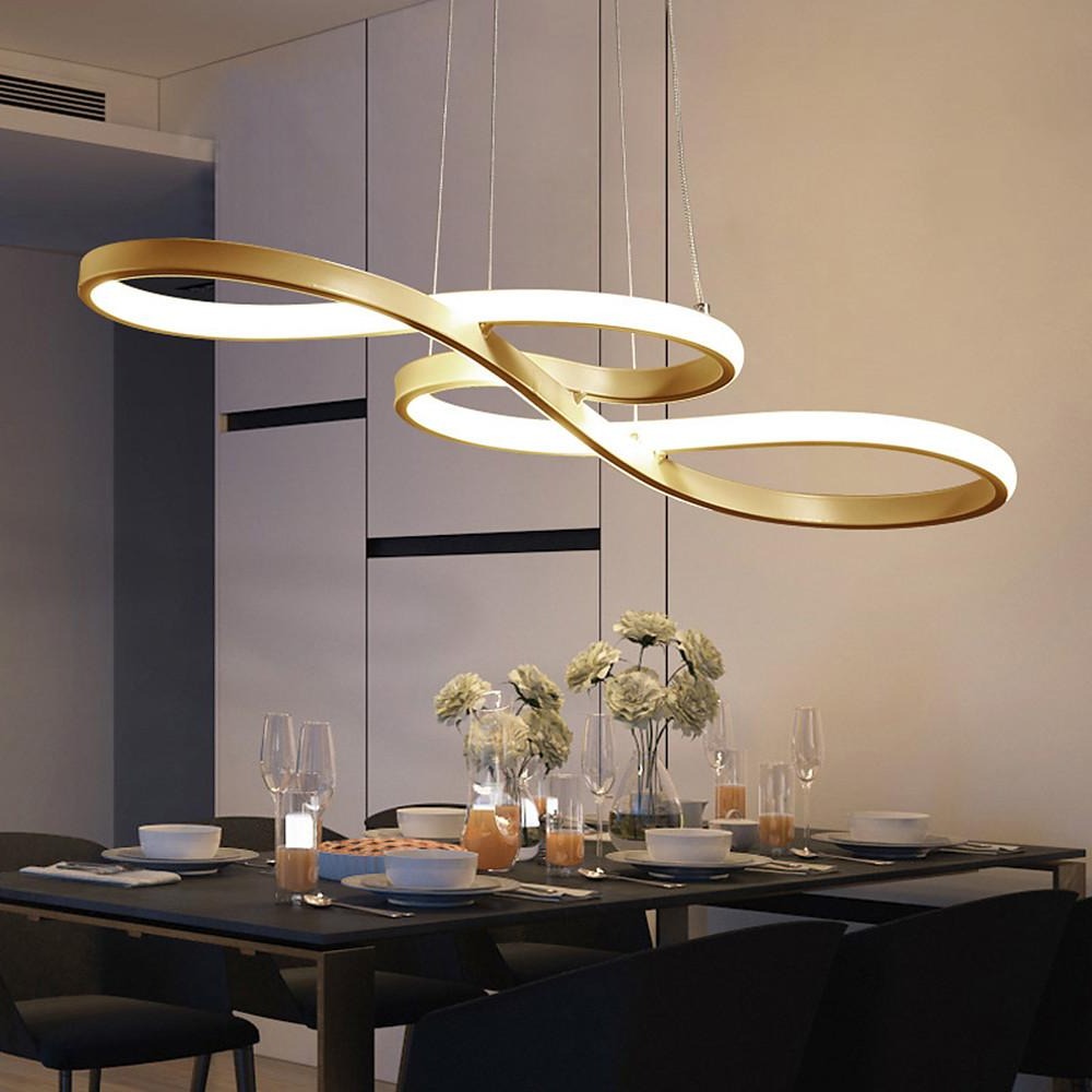 Luxury Modern Gold Chandelier For Living Room LED Hanging Lamp Stainle –  ATY Home Decor
