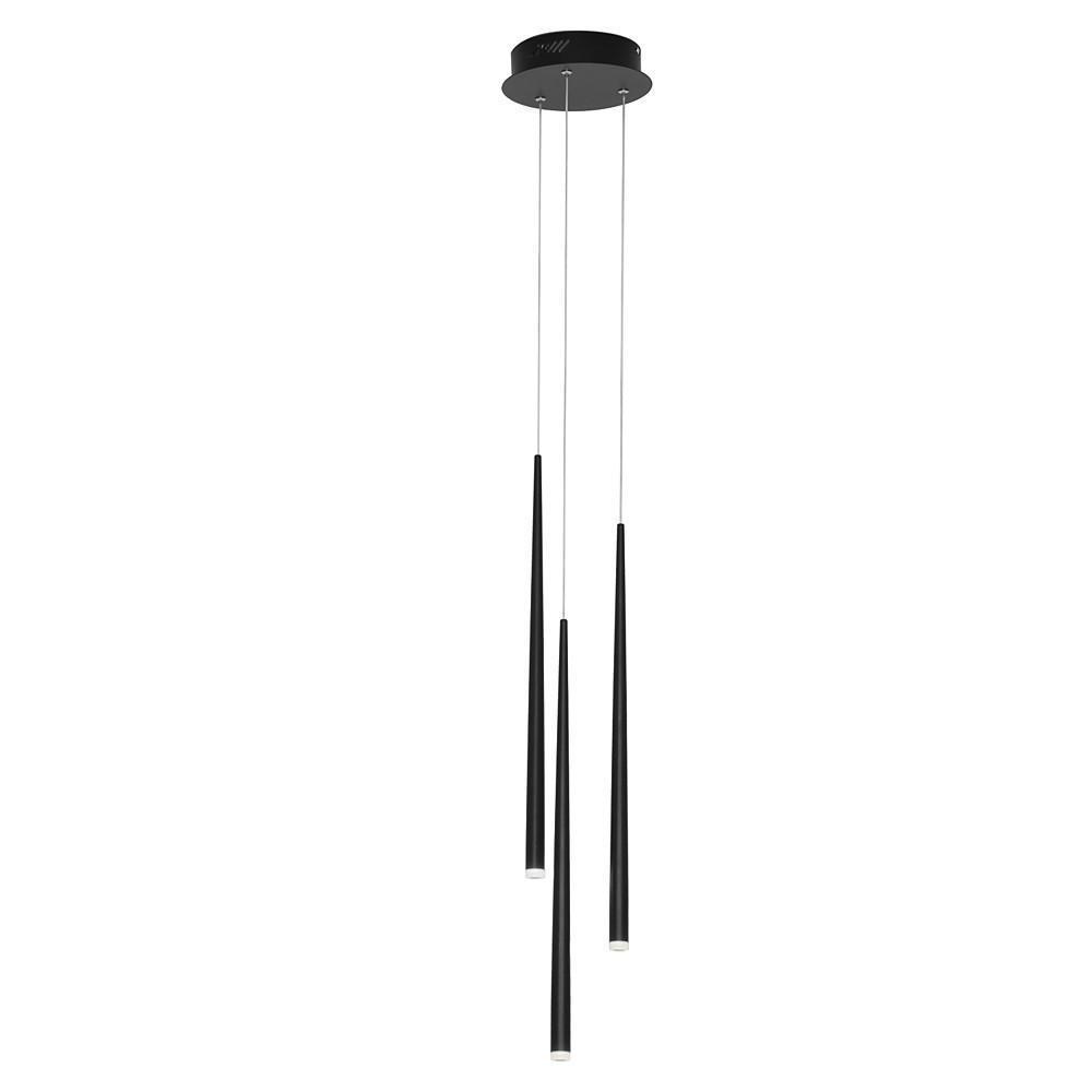 LED 3-Light Eye Protection Mini Style Adjustable Creative LED Chandelier Modern Chic & Modern Metal Acrylic Mini Cone Island Lights-dazuma
