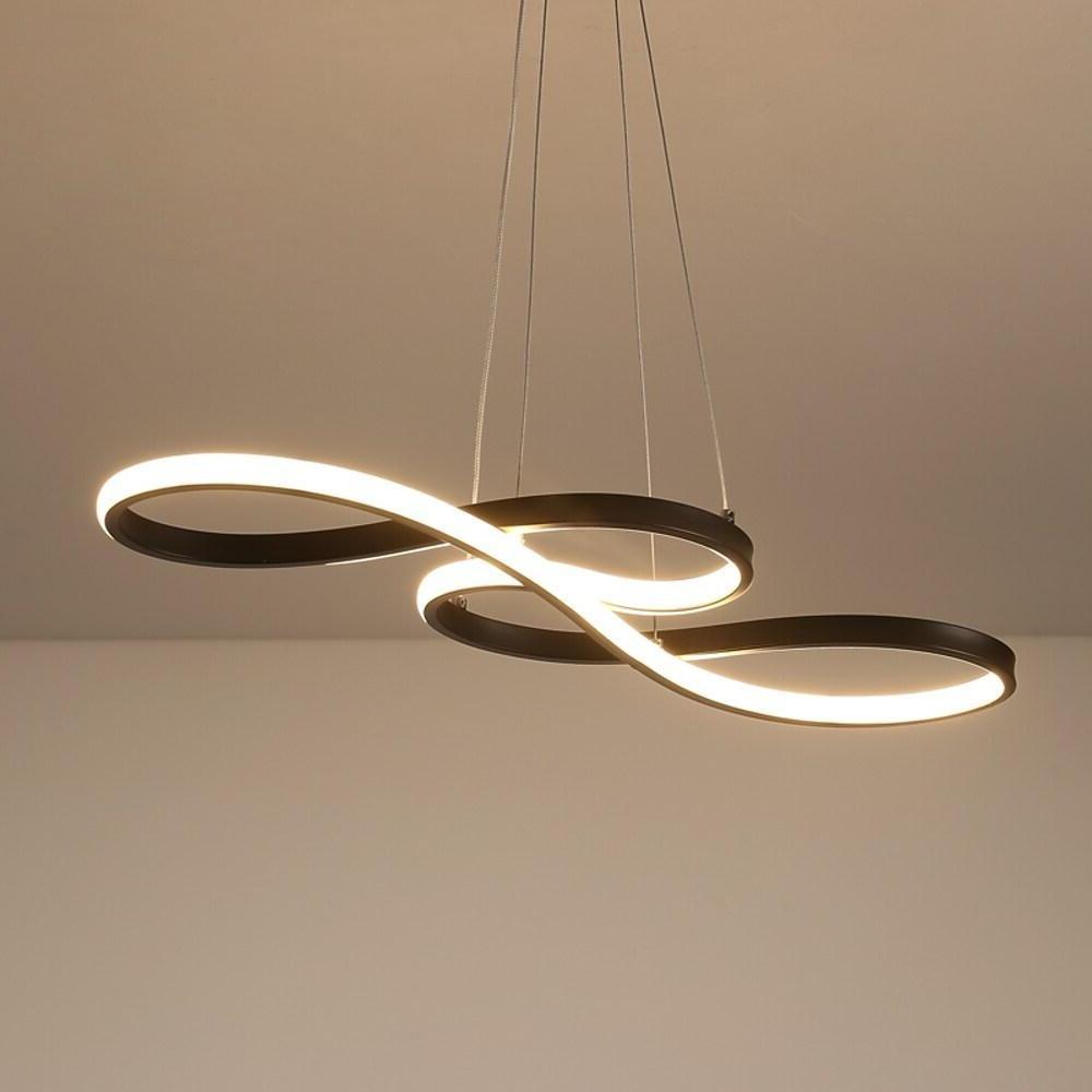 29'' LED 1-Light New Design Chandelier Modern Chic & Modern Metal Silica gel Island Sputnik Circle Design