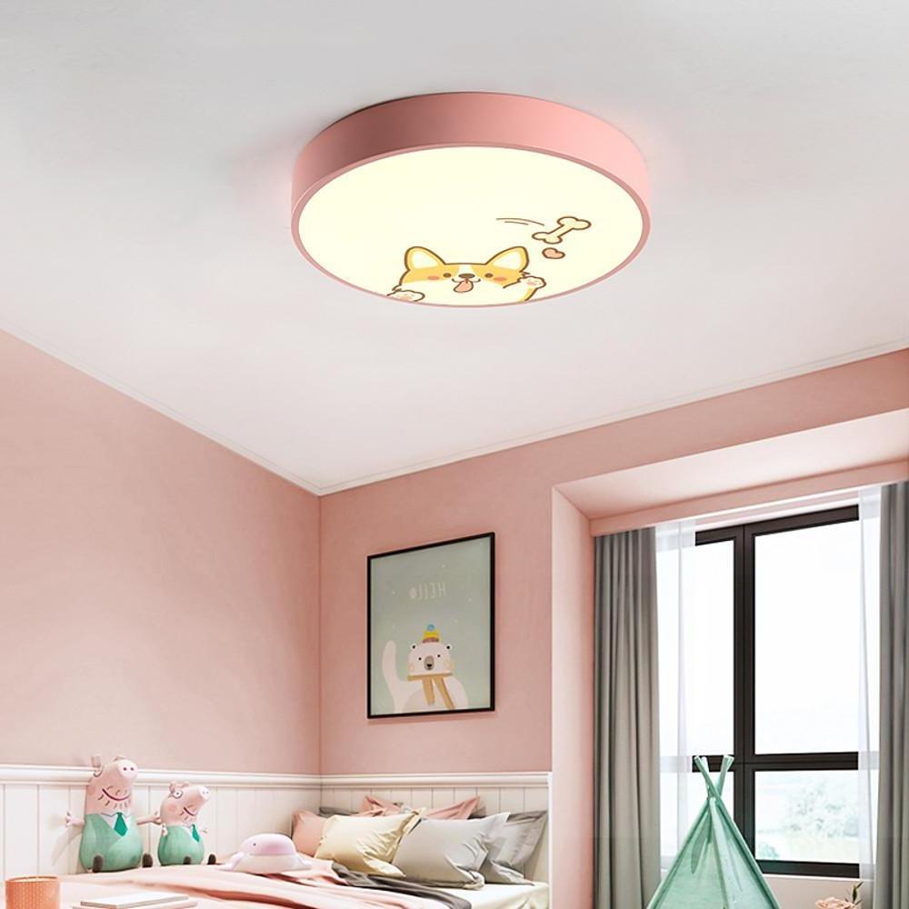 20'' LED 1-Light LED Adorable Flush Mount Lights Modern LED Metal Geometrical Ceiling Lights-dazuma