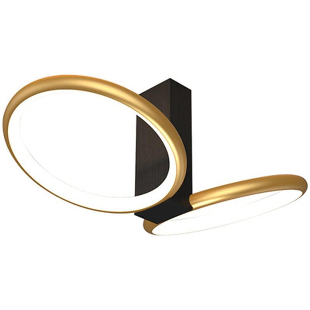 13'' LED 2-Light Geometric Shapes Flush Mount Lights LED Artistic Aluminum Silica gel Metal Stylish Artistic Style Flush Mounts Semi Flush Mounts