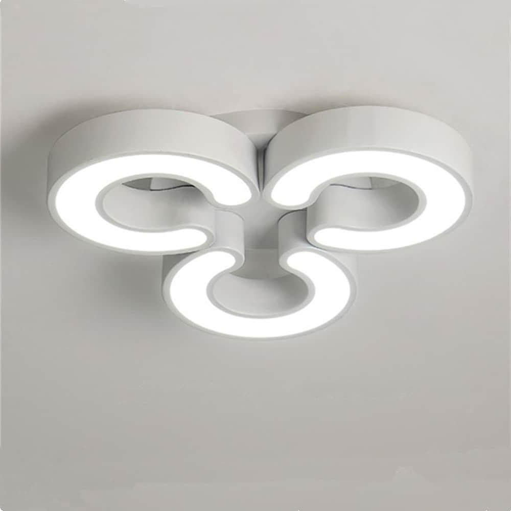 28'' LED 7-Light 6-Light 3-Light Cluster Design Flush Mount Lights Modern LED Metal Acrylic Dimmable Ceiling Lights-dazuma