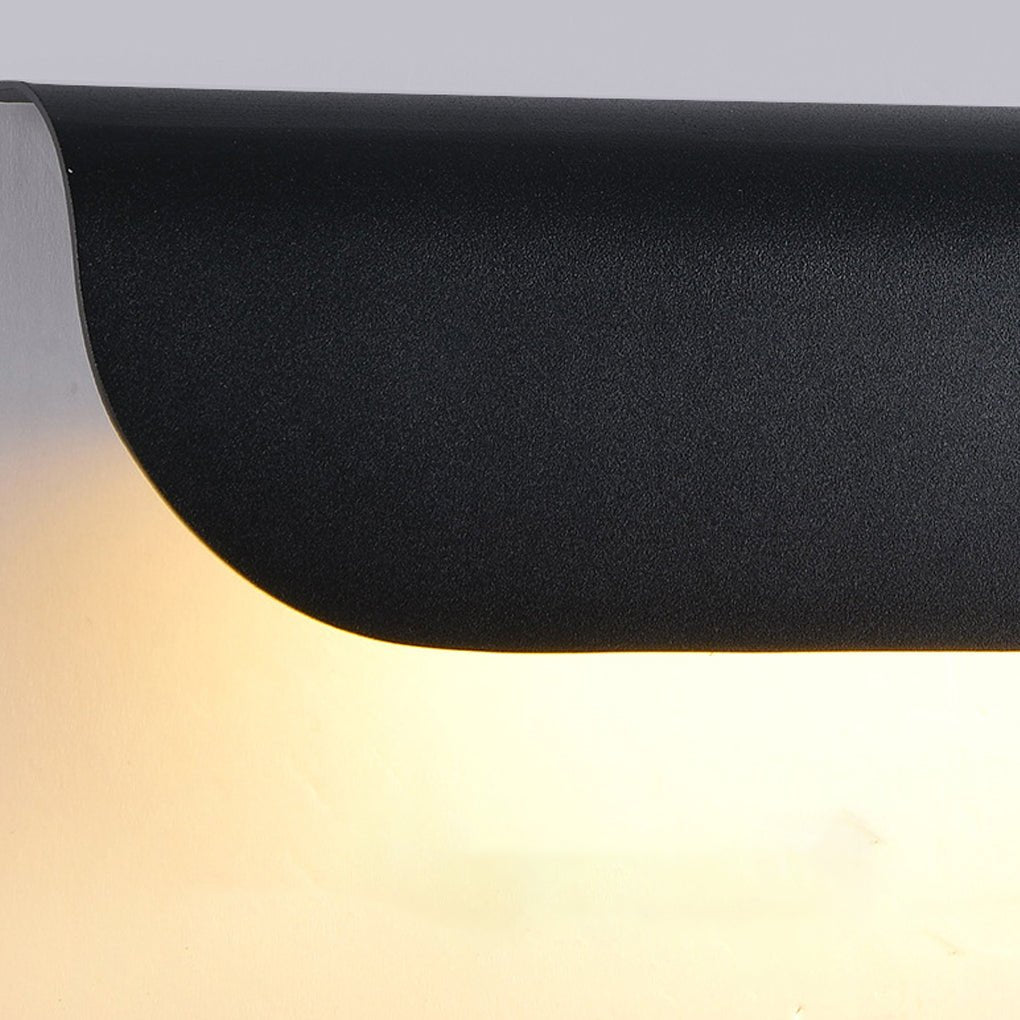 Minimalist Arc Shaped Waterproof Wall Lamp for Outdoor Indoor Corridor Staircase