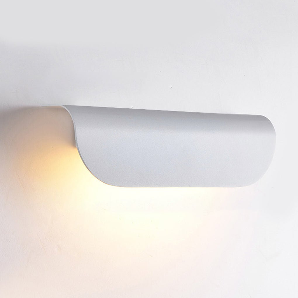 Minimalist Arc Shaped Waterproof Wall Lamp for Outdoor Indoor Corridor Staircase