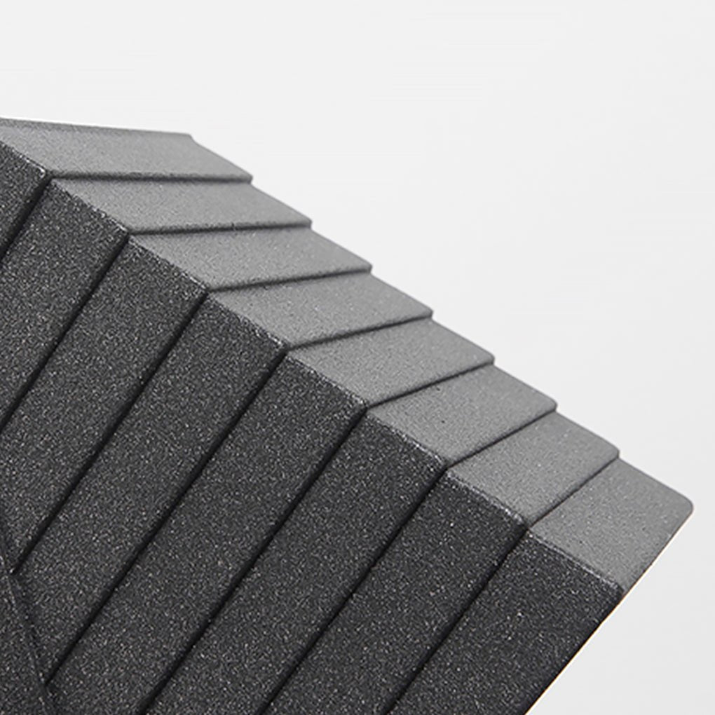 Chic Flash Black LED Lawn Light Minimalist Waterproof Outdoor Lighting