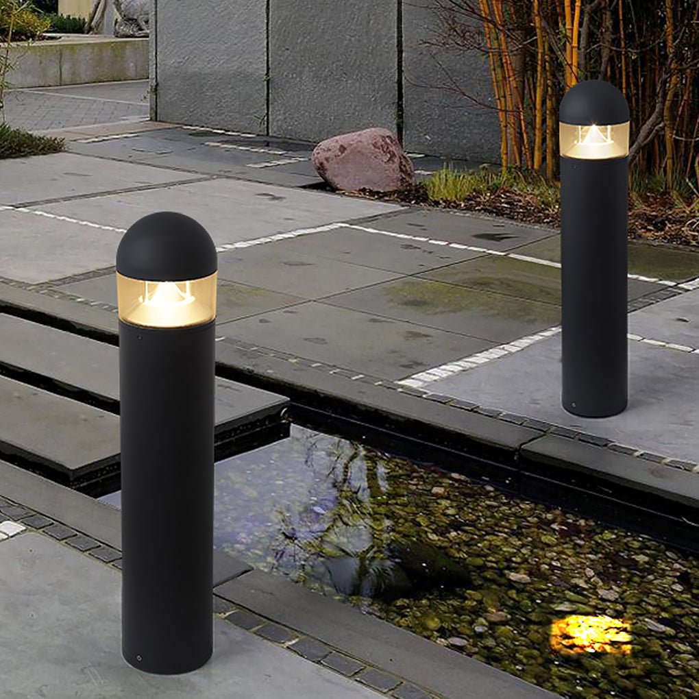 Minimalist Waterproof LED Garden Light Durable Outdoor Landscape Bollard Lights