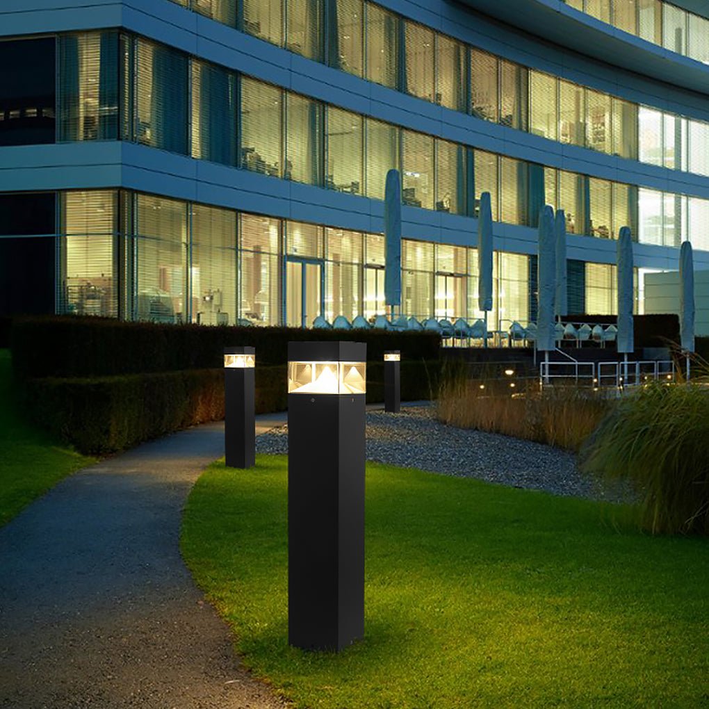 Minimalist Waterproof LED Garden Light Durable Outdoor Landscape Bollard Lights