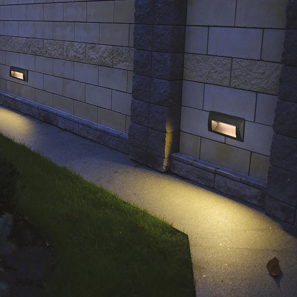 Minimalist Outdoor LED Stair Step Light Wall Lamp for Aisle Corridor Corner - Dazuma