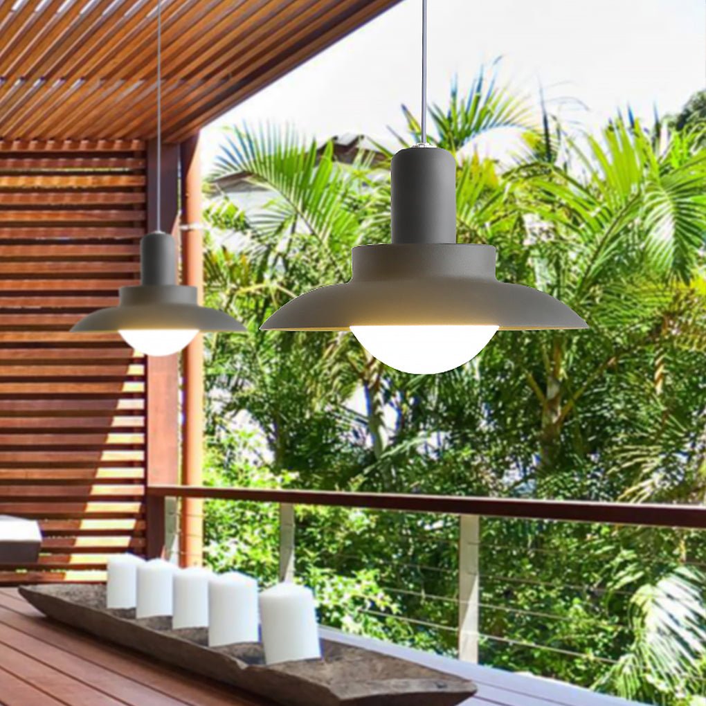 Minimalist Outdoor Waterproof LED Chandelier for Villa Garden Sun Room - Dazuma