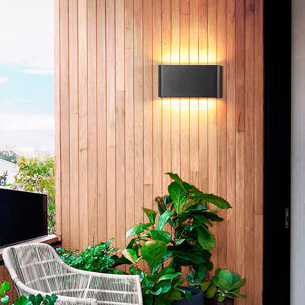 Minimalist Outdoor Waterproof LED Exterior Wall Light for Garden Balcony - Dazuma