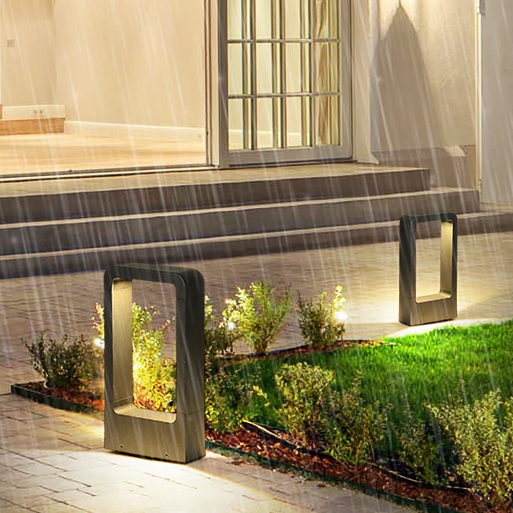 Rectangular COB LED Outdoor Path Lights - Minimalist, Durable & Waterproof