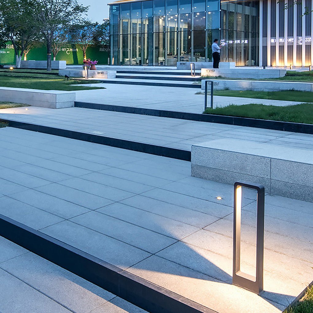 Rectangular COB LED Outdoor Path Lights - Minimalist, Durable & Waterproof