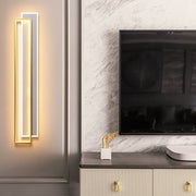 Minimalist Personalized Creative LED Three Color Dimming Strip Wall Lamp