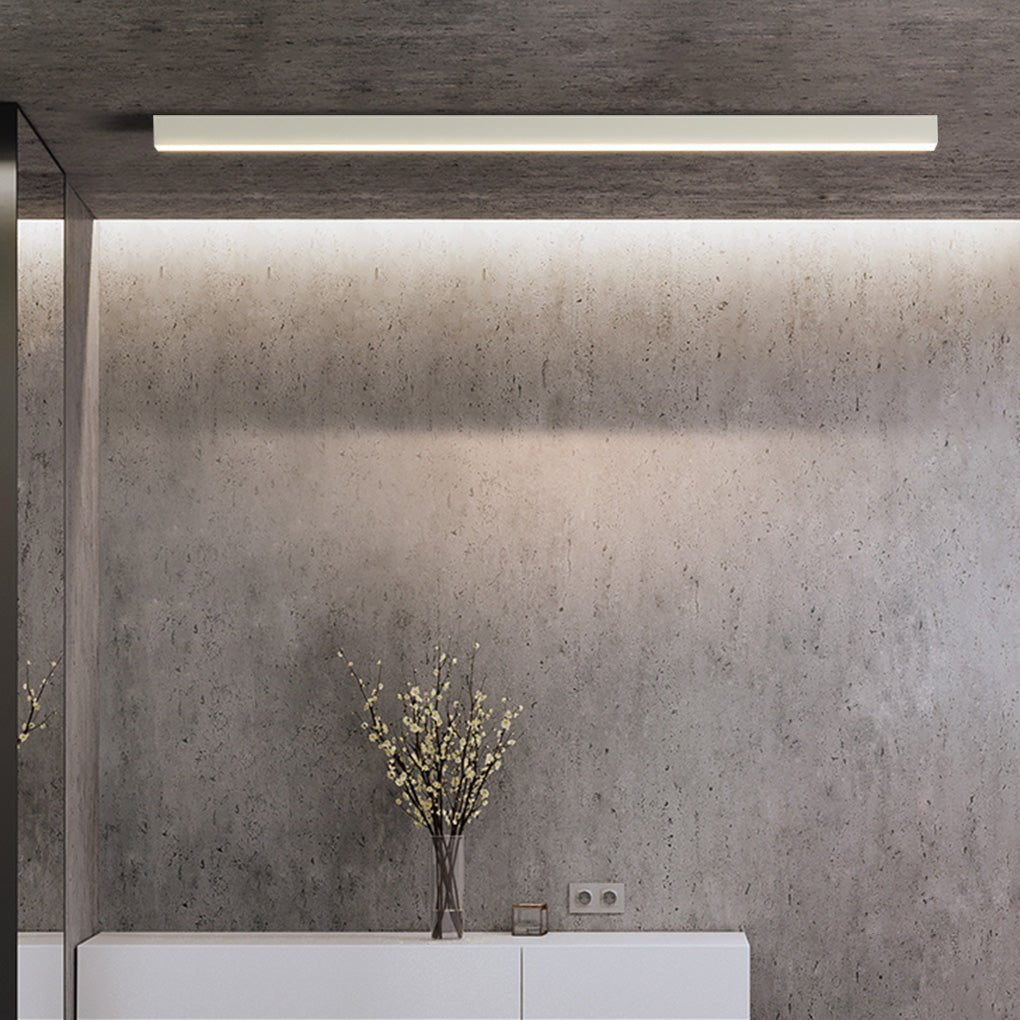 Minimalist Strip Stepless Dimming LED Modern Ceiling Light with Remote Control