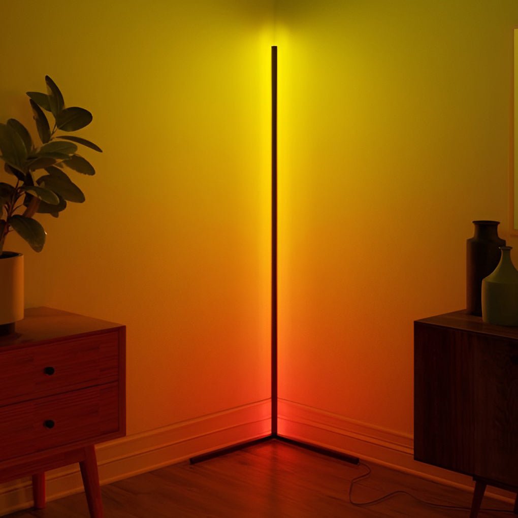 Minimalist Strip LED RGB Dimming with Remote Modern Floor Lamp Standing Lamp - Dazuma