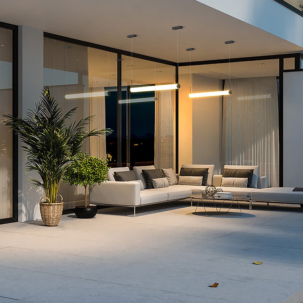 Minimalist Waterproof Outdoor LED Chandelier Landscape Decorative Lighting for Courtyard Aisle - Dazuma