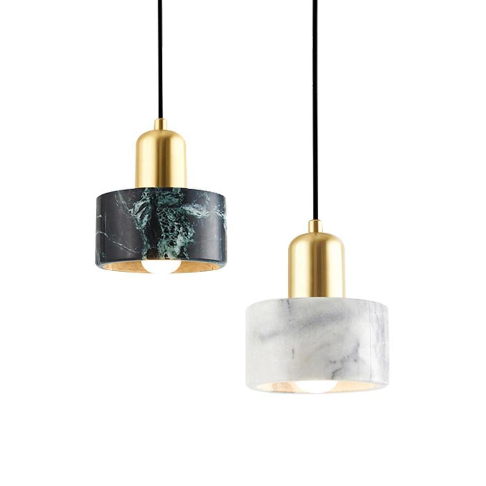 6'' Incandescent LED 1-Light Single Design Pendant Light Nordic Style Modern Resin Marble Metal Island Lights-dazuma