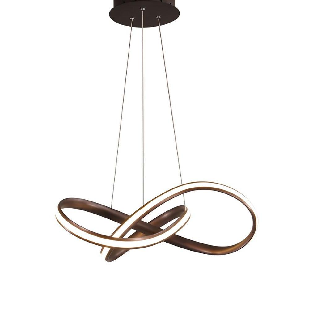 Enhance your home ambiance with mobius ring pendant light modern elegant LED pendant fixture, perfect for creating warm and inviting lighting.