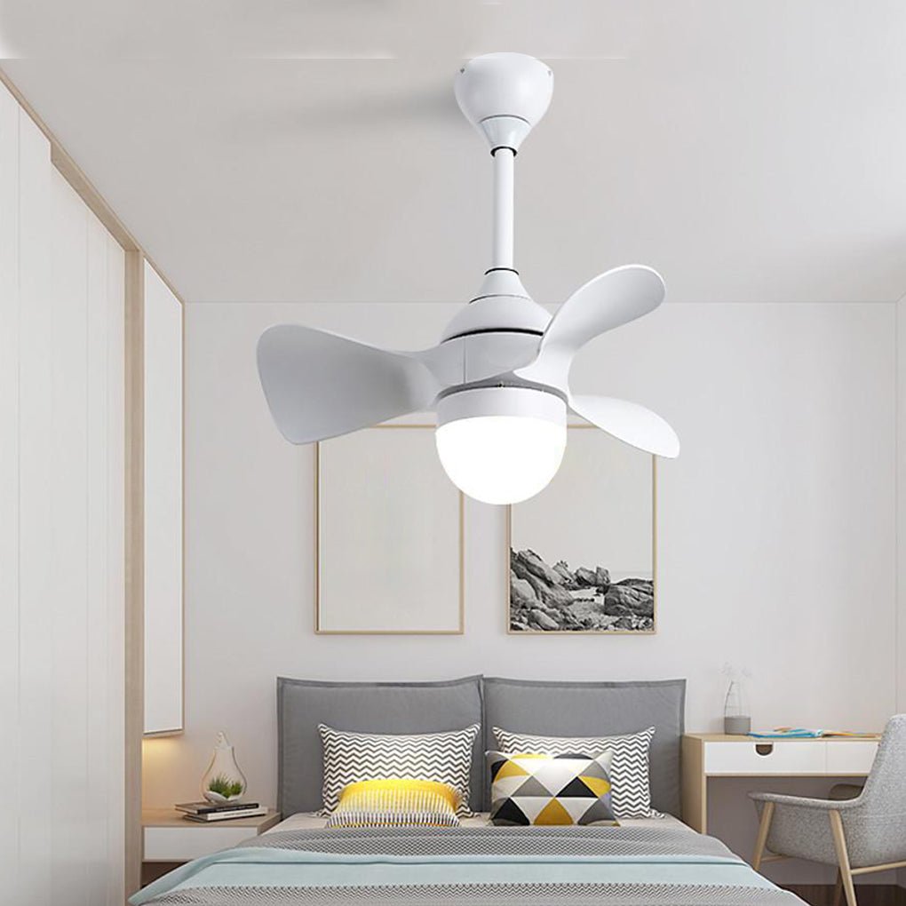 Modern 3-Blade Small Ceiling Fans with LED Light - Dazuma